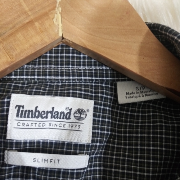 Timberland Plaid Slim Fit Button Down Shirt - Picture 2 of 5